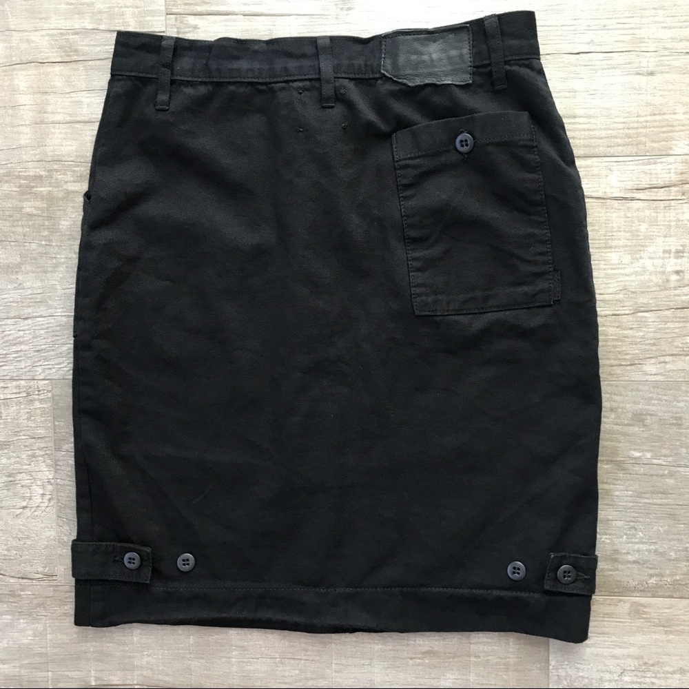 Black Patch Pocket Button Down Front Utility Penc… - image 5